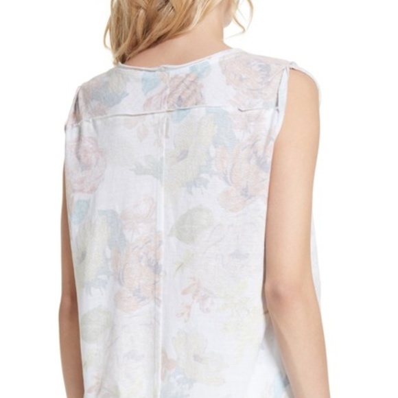 NWT Free People Gardenia Hi-Lo Tee - Picture 6 of 7